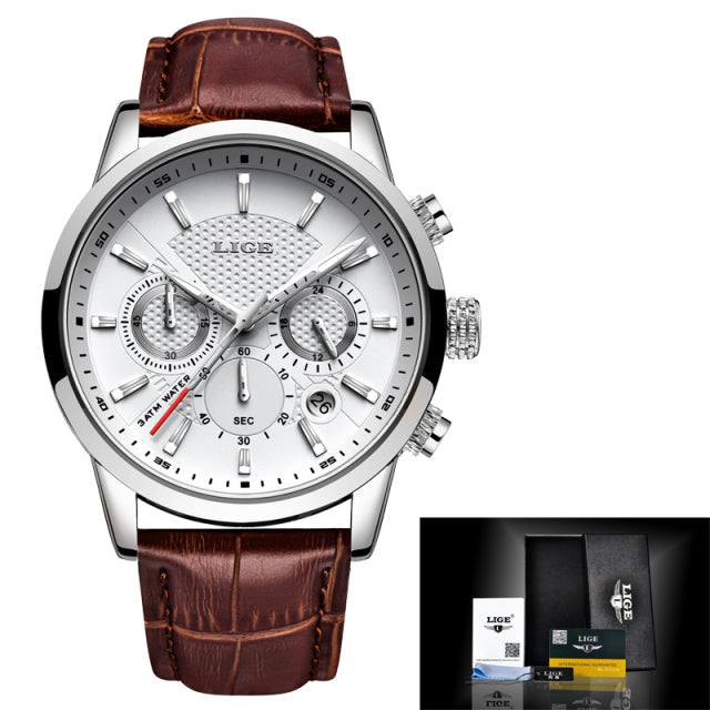 Relógio Masculino LIGE Luxury